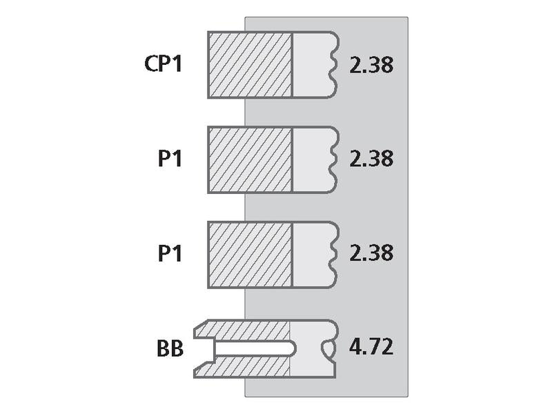 Jogo segmentos Standard (S.57508)