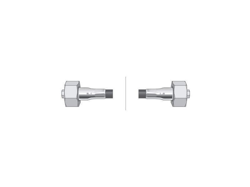 Bicha Conta horas - Comp: 1562mm, Comprimento externo do cabo: 1553mm. (S.57810)