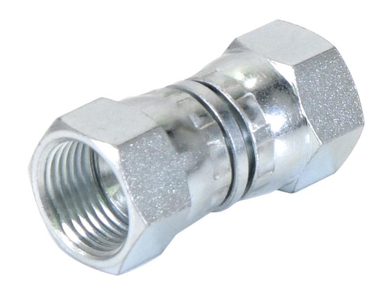 Adaptador hidráulico 3/4'' JIC Fêmea giratória x 3/4'' JIC Fêmea giratória (S.5794)