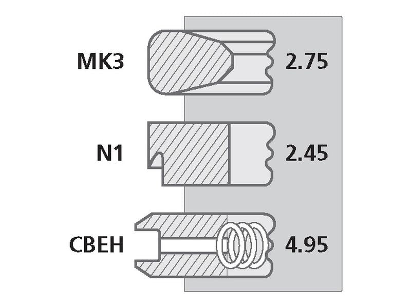 Jogo segmentos Standard (S.58895)