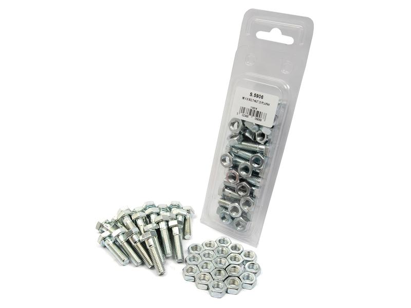 Agripak 20 un. Parafuso métrico M8x30mm (S.5906)