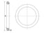O'Ring 5'' (147mm) (borracha) (S.59413)