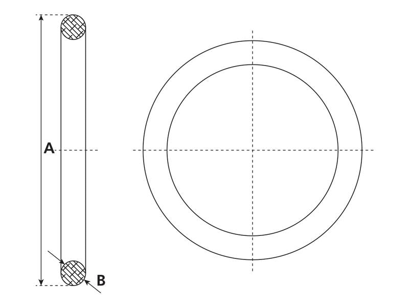O'Ring 5'' (147mm) (borracha) (S.59413)