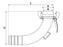 Acoplamento 90° - Macho 6'' (159mm) x6'' (150mm) (galvanizado) (S.59428)