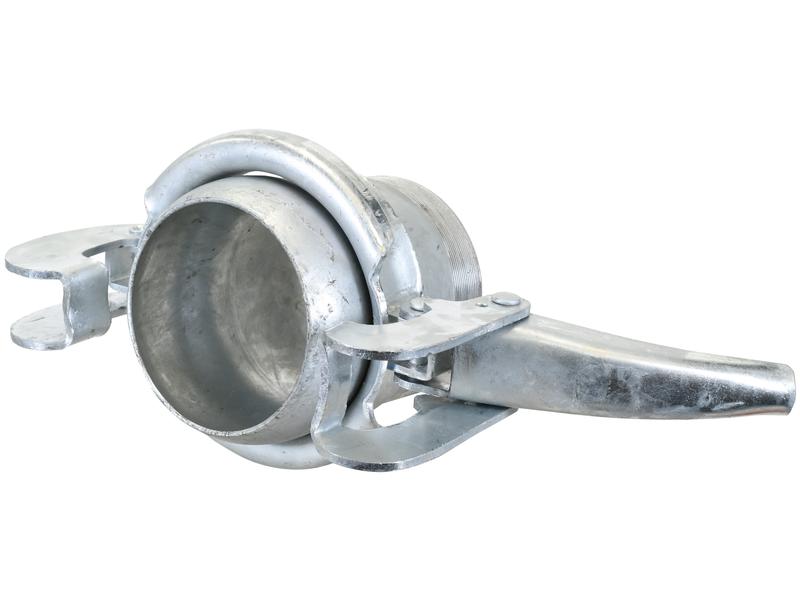 Acoplamento roscada - Macho 6'' (159mm) x 6'' BSPT (galvanizado) (S.59431)