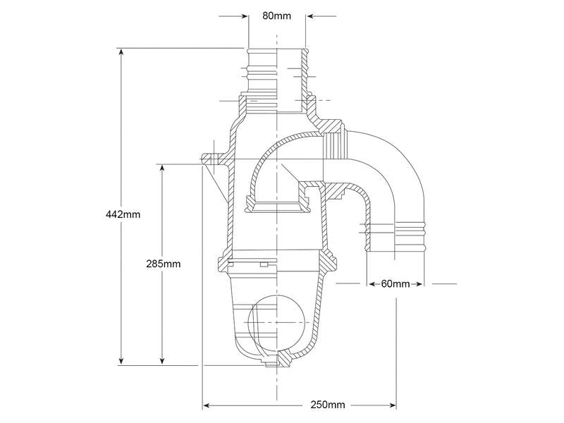 Válvula Ø60mm (S.59490)