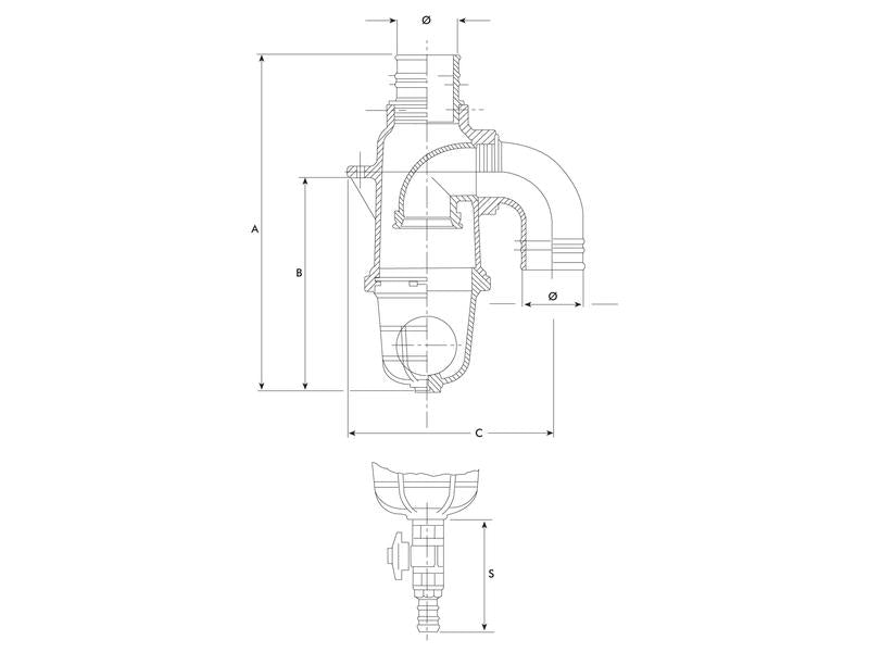 Válvula Ø60mm (S.59490)