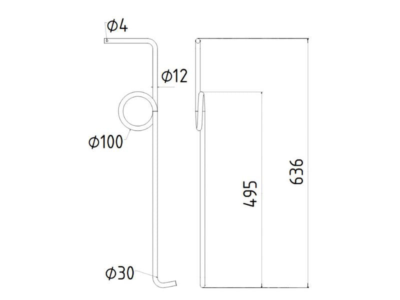 STAY BAR-PZ Aplicavel em: PZ115 (S.59714)