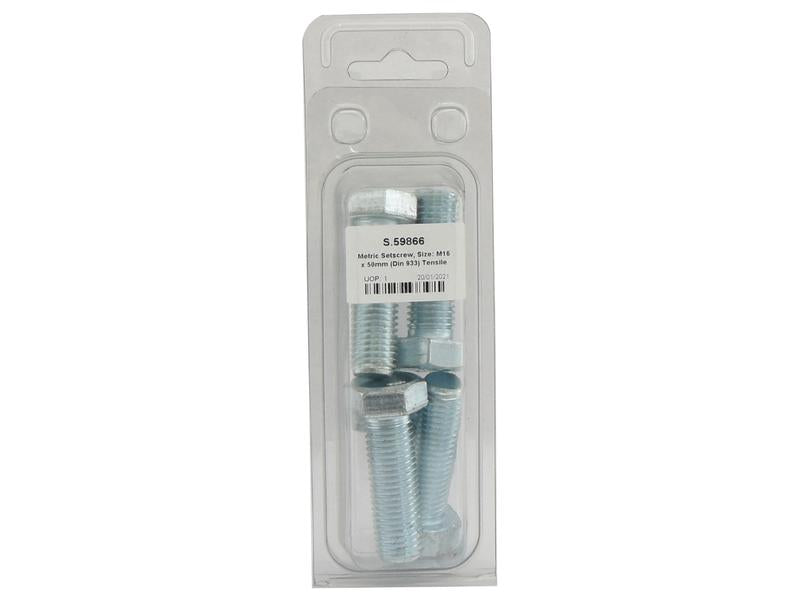 Agripak 5 un. Parafuso de ajuste métrico M16x50mm (S.59866)