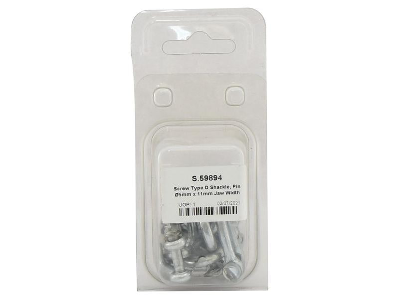 Agripak 3 un. Manilha Cavilha Ø5x11mm (S.59894)