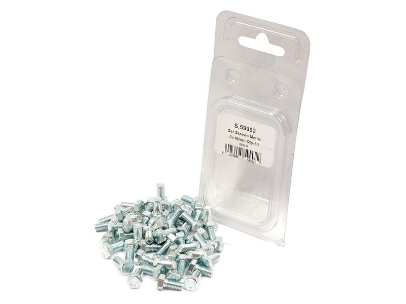 Agripak 50 un. Parafuso de ajuste métrico M4x (S.59992)