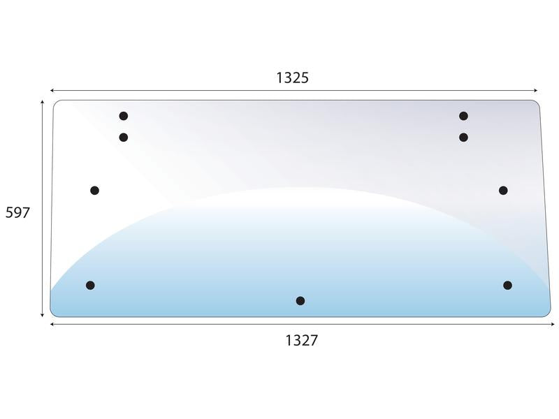 vidro superior traseiro (S.62242)