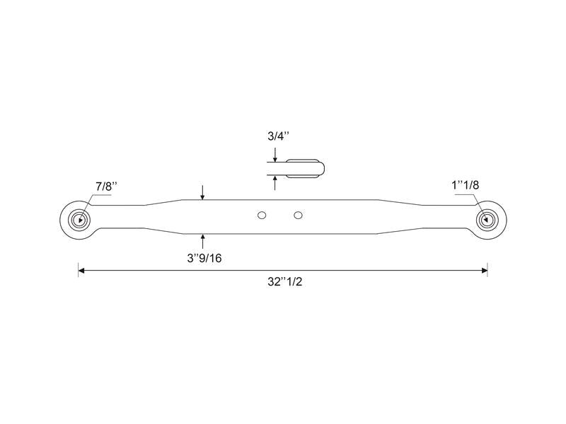 Barra - Olhal Ø 22mm - Olhal Ø 28mm - Esq./Dt. (S.62498)