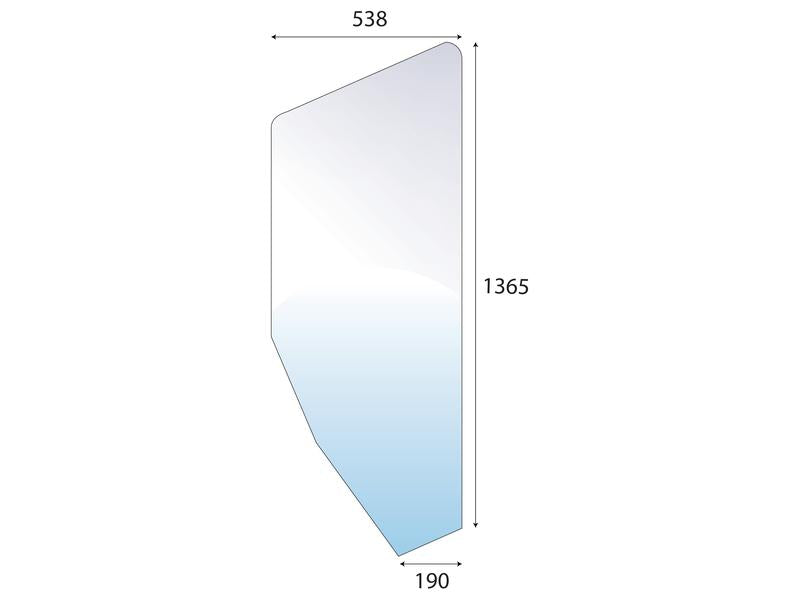 Vidro de porta Dt. (S.62510)