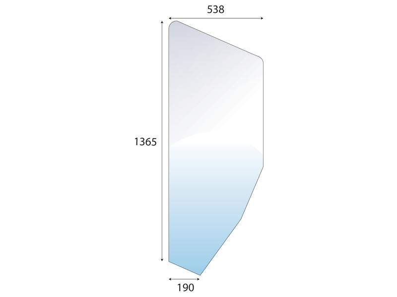 Vidro de porta Esq. (S.62511)