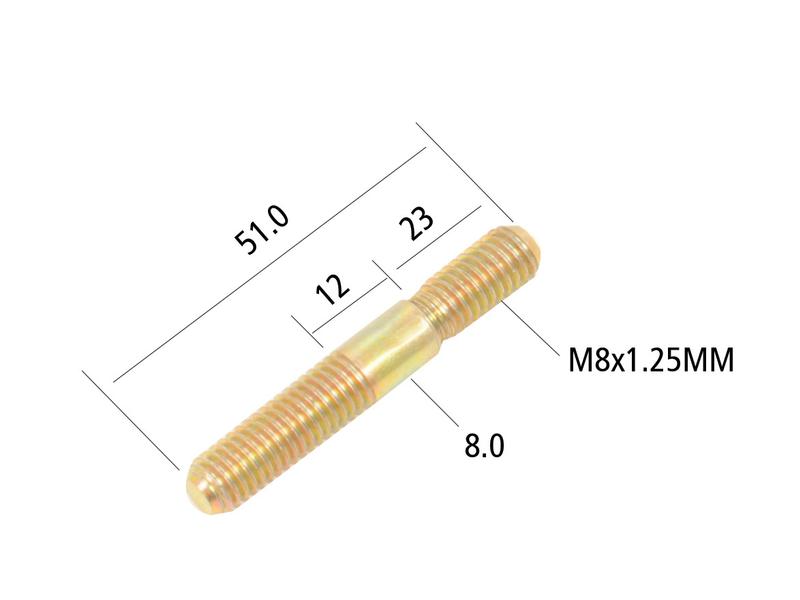 Parafuso do colector de escape (S.62544)