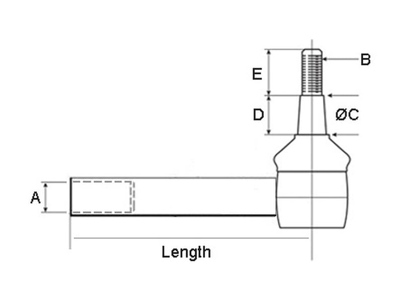 Ponteira Comp: 382mm (S.63271)