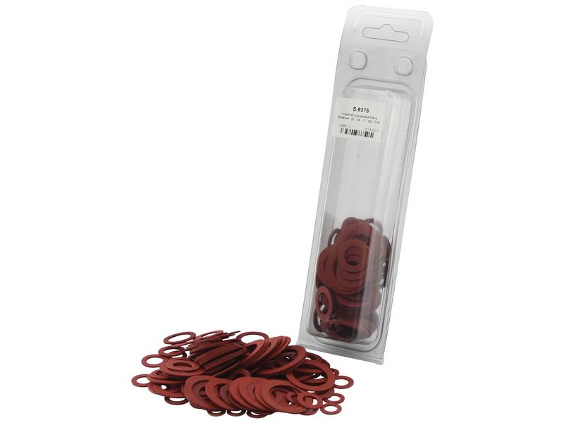 Agripak 140 un. Anilha fibra vulcanizada Polegadas (S.6375)