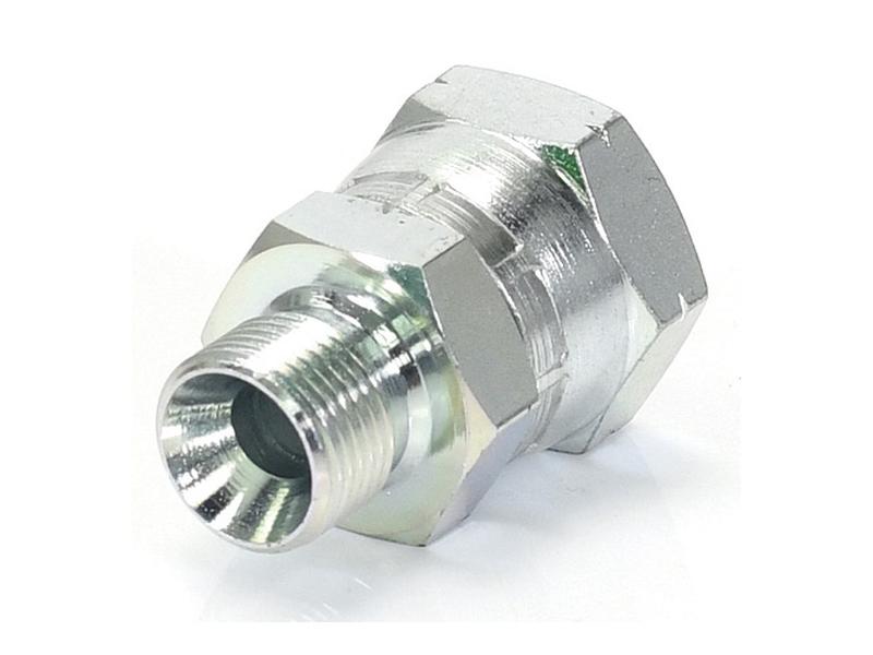 Adaptador hidráulico 3/8'' BSP Macho x M22 x 1.50 Métrica Fêmea giratória (S.6481)