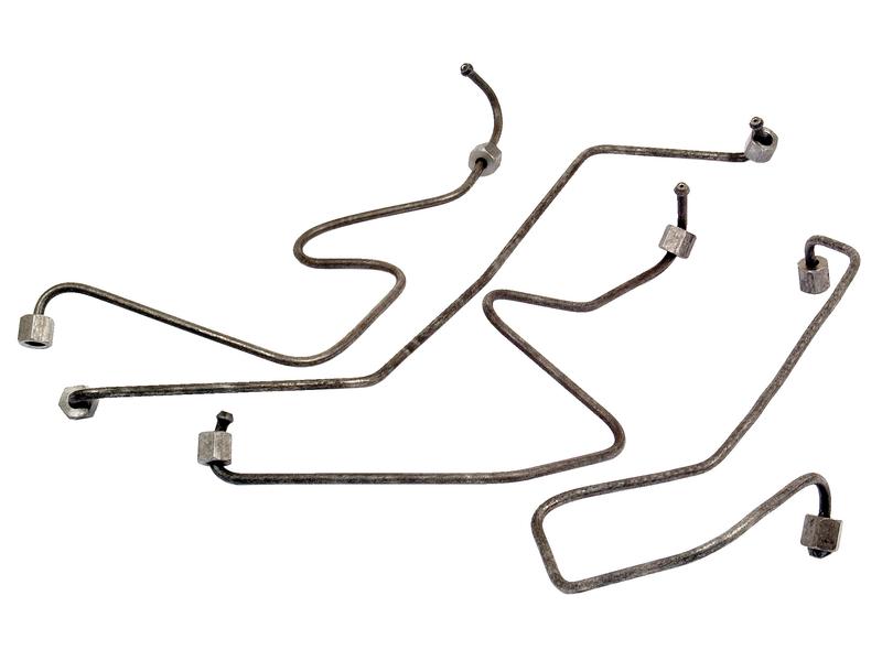 Conjunto de tubos de injector Aplicavel em: 4x OEM Ford New Holland: D9NN9A555BA. D9NN9A556BA. D9NN9A557BA. D9NN9A558AA. (S.66005)