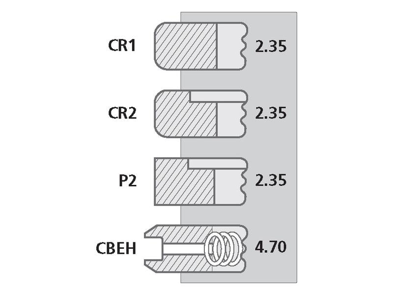 Jogo segmentos +0.030'' (0.75mm) (S.66059)