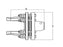 PTO Embraiagem (Dimensão da cruzeta: 35 x 106.5mm) Tamanho: 1-3/4''-6 Estrias (S.6732)