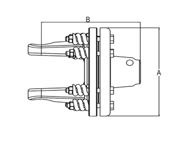 PTO Embraiagem (Dimensão da cruzeta: 27 x 74.5mm) Tamanho: 1-3/8''-6 Estrias (S.6740)