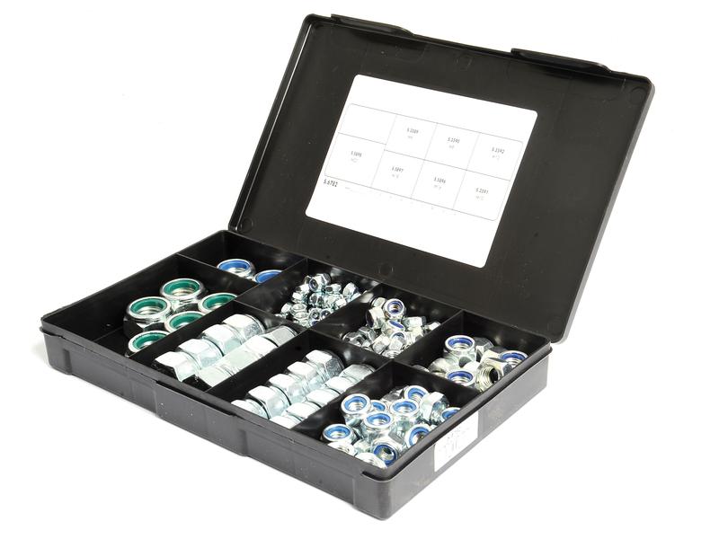 Kit porcas metrico, Tamanho da rosca: M6 - M20x1.00 - 2.50mm (DIN 985) Metric Coarse (S.6782)