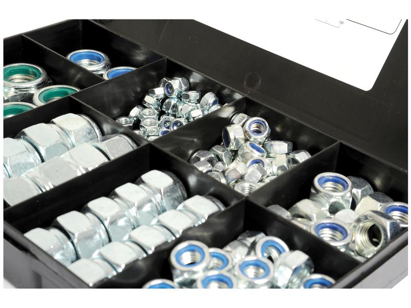 Kit porcas metrico, Tamanho da rosca: M6 - M20x1.00 - 2.50mm (DIN 985) Metric Coarse (S.6782)