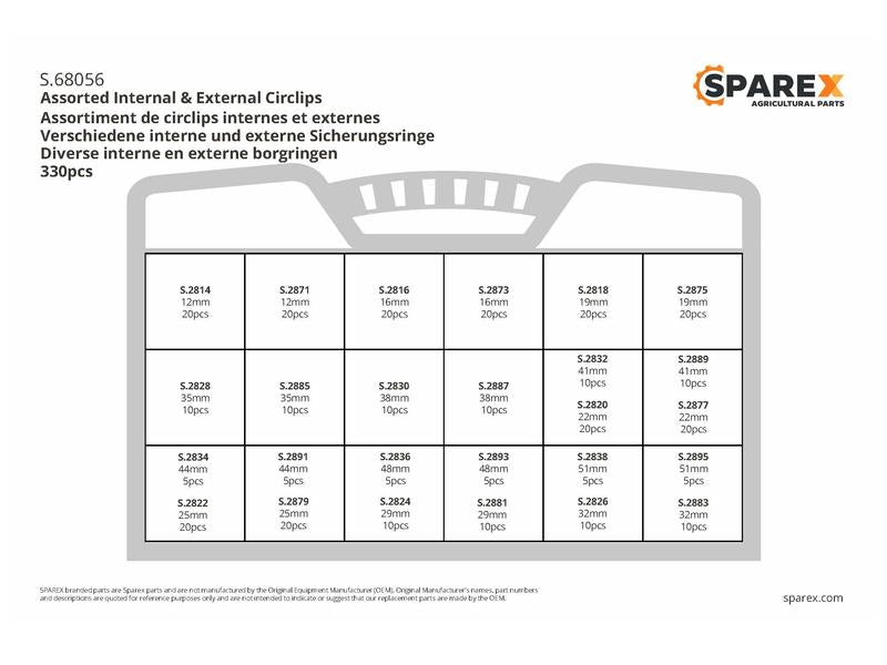 Kit Freios, 330 un. caixa (S.68056)