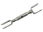 Braço - Forquilha Furo Ø 15mm- Forquilha Furo Ø 15mm - Comprimento minimo:265mm - M16 x 2.00 Métrico (S.70638)