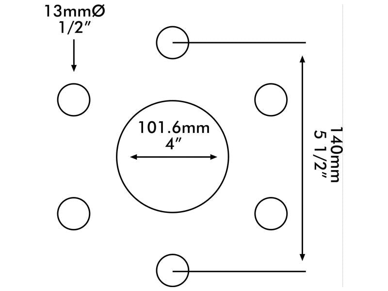 Jante, Tamanho da jante da roda: 3 x 15''. (S.70654)