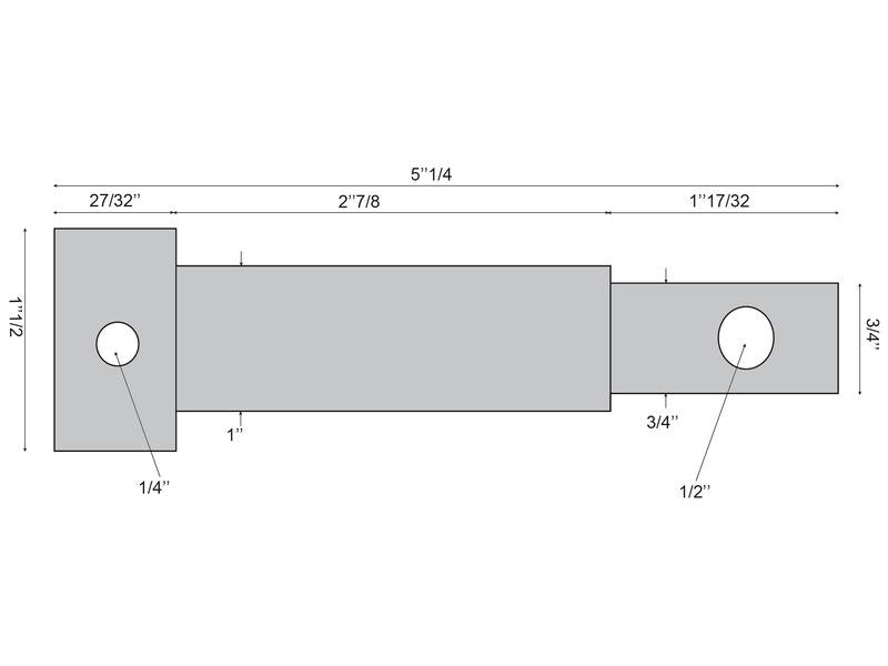 Cavilha - Categoria dupla 19 - 25mm Cat.1/2 (Ø19/25mm) (S.73526)