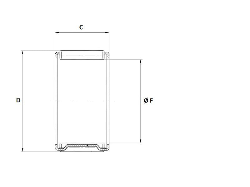 Sparex Rolamento de agulhas (C9NN7120B) (S.73646)