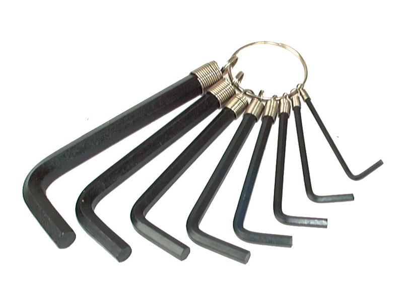 Jogo chaves sextavadas interior 8un (S.743)