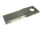 Faca - Twisted blade, top edge sharp - 122x45x4mm - Orifício Ø18.25mm - Dt. - para Kuhn, Claas, New Holland, John Deere Aplicavel em: 564.513.00 (S.77063)
