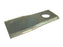 Faca - Twisted blade, top edge sharp - 107x45x4mm - Orifício Ø18.25mm - Esq. - para Kuhn, Fort, John Deere, New Holland Aplicavel em: 559.032.10 (S.77066)