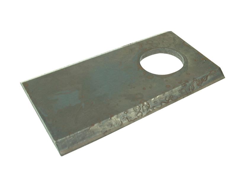 Faca - Faca plana - 94 x 50x4mm - Orifício Ø20.5mm - Esq./Dt. - para JF, Stoll Aplicavel em: 1380-0001 (S.77083)