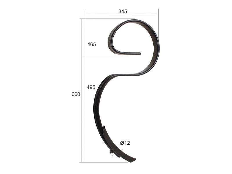 Mola Vibrocultor 45x12x700mm (S.77123)