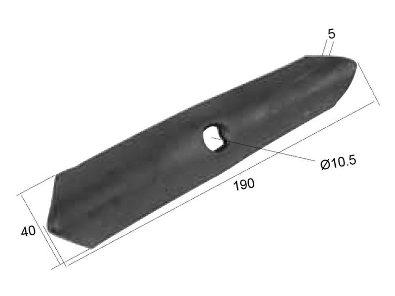 Bico 190x40x5mm Aplicavel em: 01000638 (S.77125)