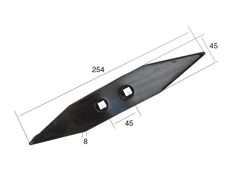 Bico 254x45x8mm Centros de orifícios em 42mm Aplicavel em: N506 (S.77238)