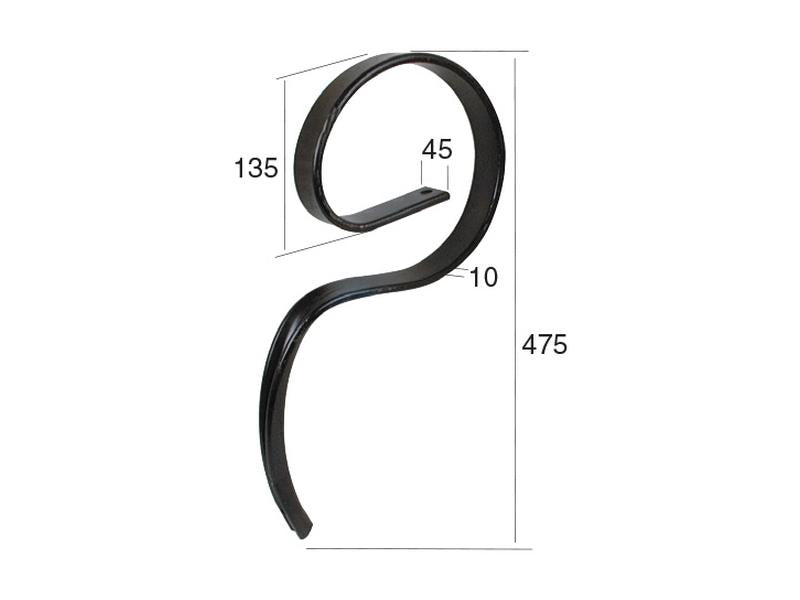 Mola Vibrocultor 45x10x475mm Aplicavel em: 201470 (S.77313)