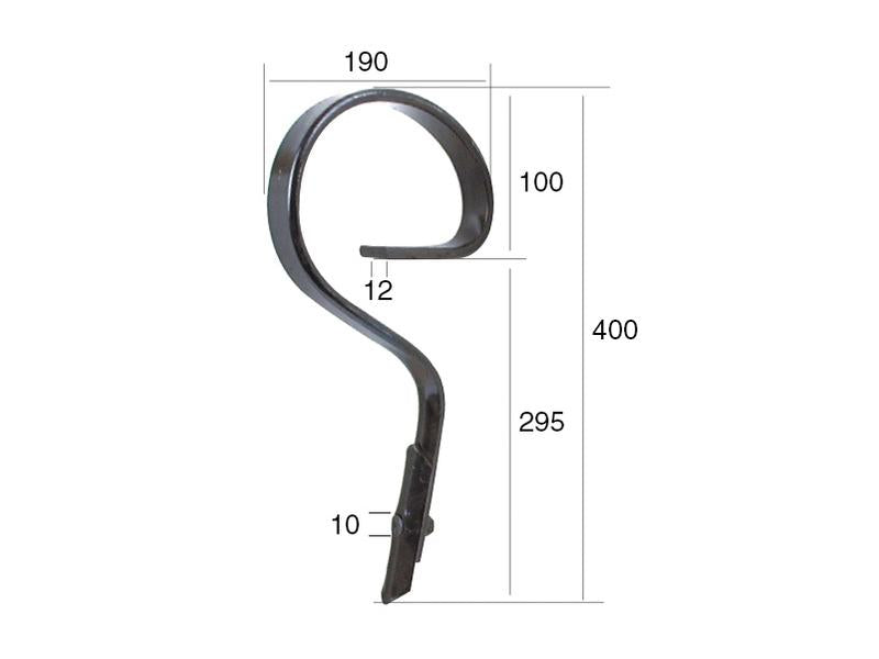 Mola Vibrocultor 32x10x400mm Aplicavel em: 01200236 (S.77758)