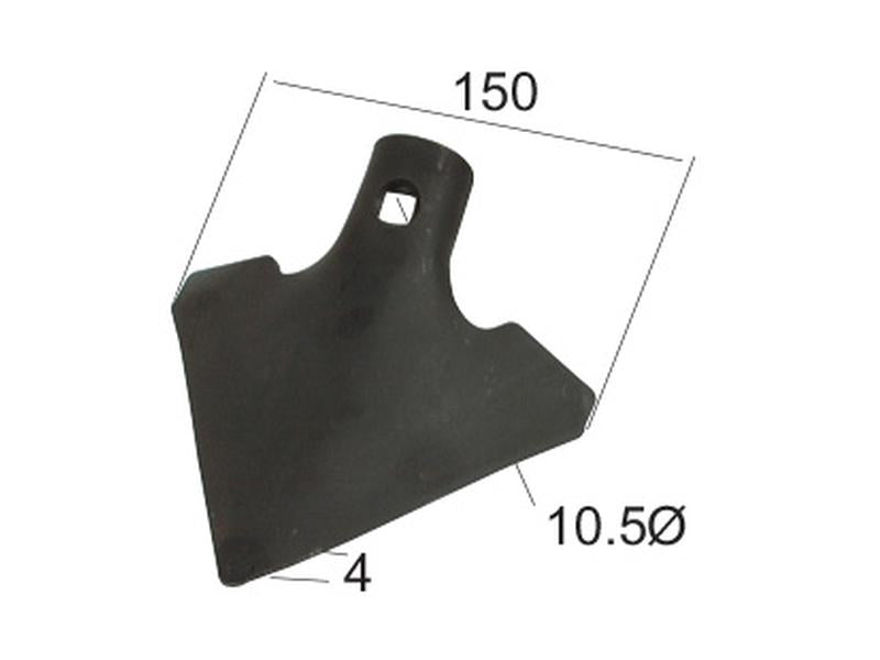 Bico asa andorinha 150x4mm (S.77768)