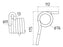 Mola - Esq. - Comp:175mm, Larg:14mm, Ø11mm - para Vicon, Rivierre Casalis Aplicavel em: 90036182 (S.77902)