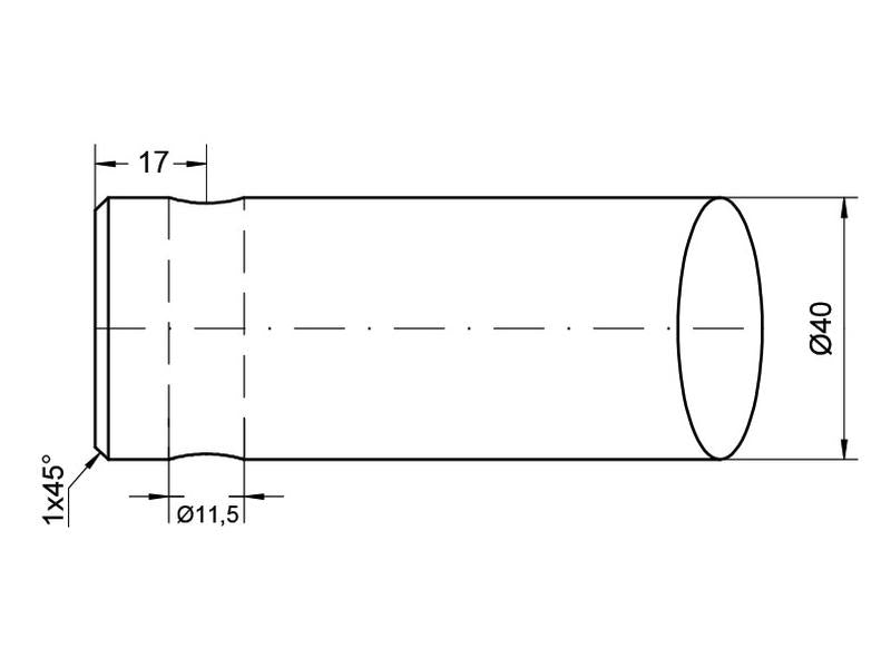 Bico - Direita 1200mm, (Estrela) Aplicavel em: 5500017 (S.77914)