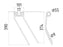 Mola - Dt. - Comp:374mm, Larg:101mm, Ø9mm - para Deutz-Fahr Aplicavel em: 06229777 (S.78075)