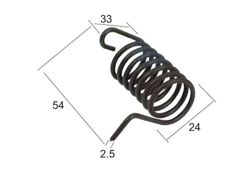 Mola de retorno Dt. para PZ Aplicavel em: PZ100 (S.78148)