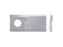 Faca - Twisted blade, bottom edge sharp & parallel - 100x48x3mm - Orifício Ø19mm - Esq. - para Claas, Pottinger Aplicavel em: 9041787 (S.78168)