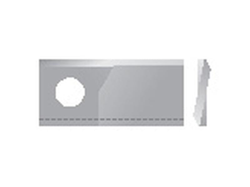 Faca - Twisted blade, bottom edge sharp & parallel - 100x48x3mm - Orifício Ø19mm - Dt. - para Niemeyer, Pottinger Aplicavel em: 570414 (S.78412)